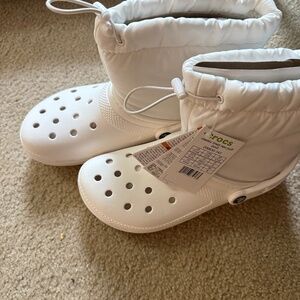 Brand New Crocs rain boots w9